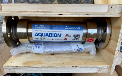 Aquabion ION AB-F50 Galvanic Water Softener Treatment Limescale DN50 #2826 VAT