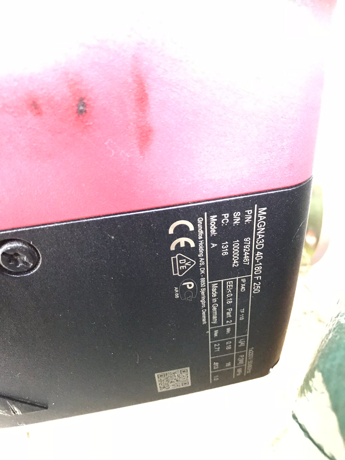 Grundfos MAGNA3 D 40-180 F Variable Speed Pump 240V 97924467 #1663 USED