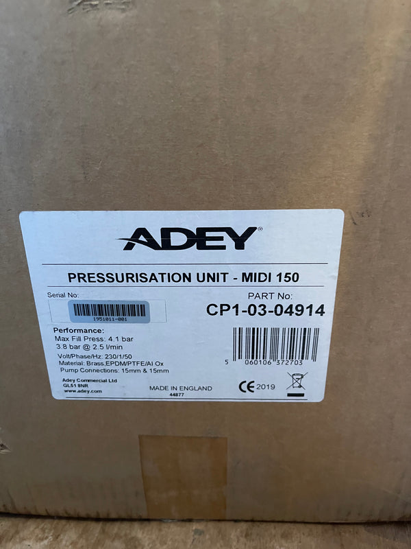Adey Pressurisation Unit Midi 150 CP1 03 04914 #2780 VAT - The Pump Dealer