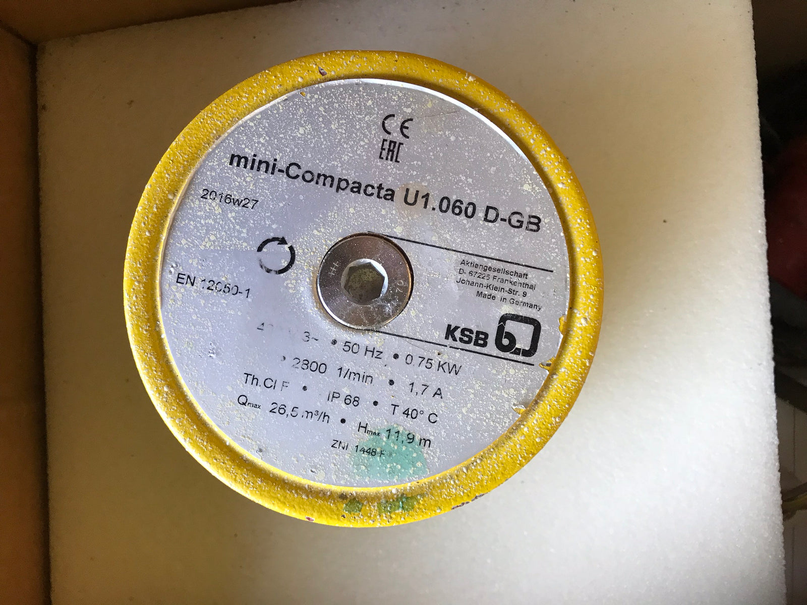 KSB Mini-Compacta U 1.060 D replacement motor head  #1669