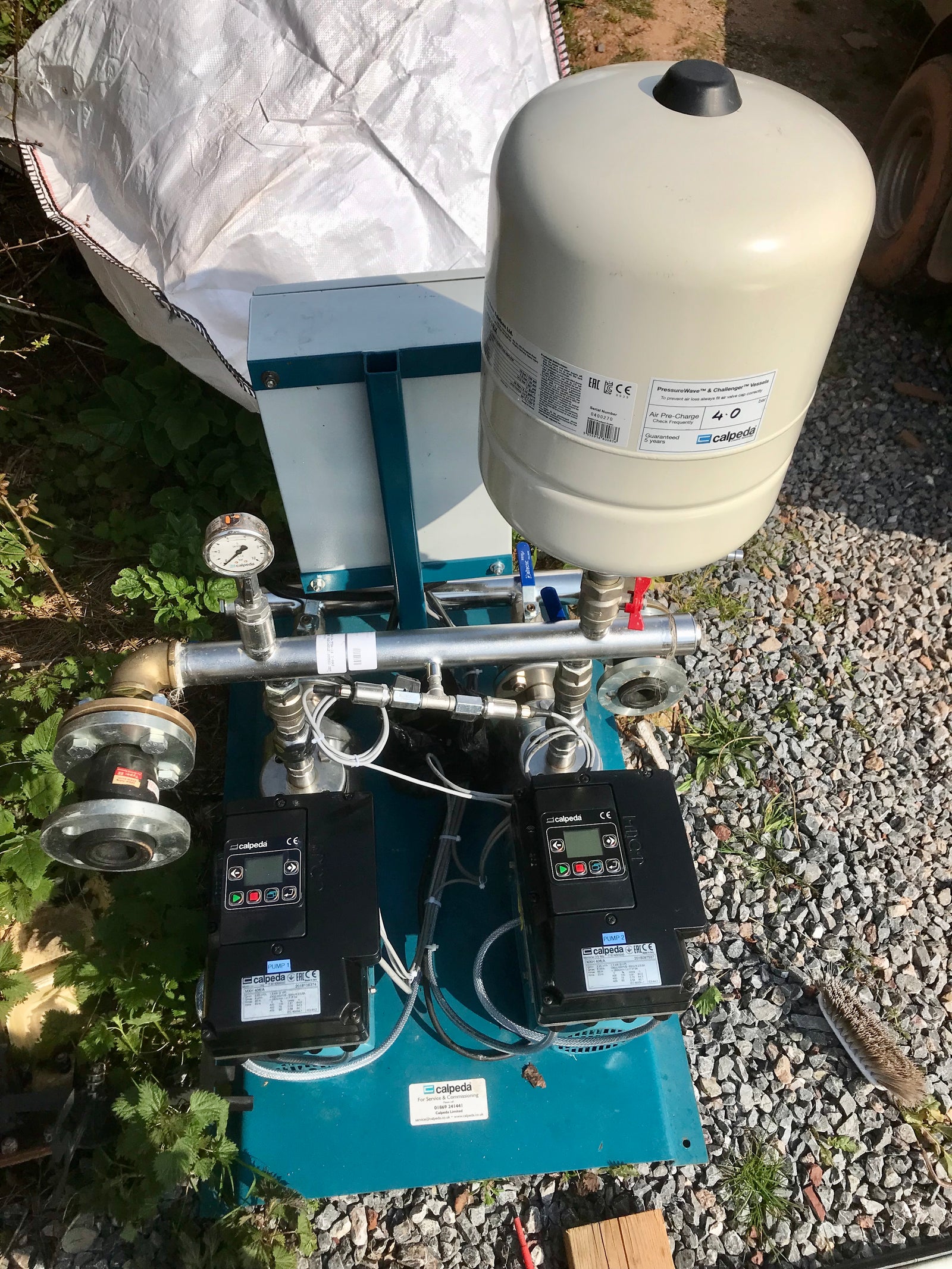 Calpeda IMAT 2MXH406-TTA-24 Twin Pump Booster Set 415v 6bar #1714