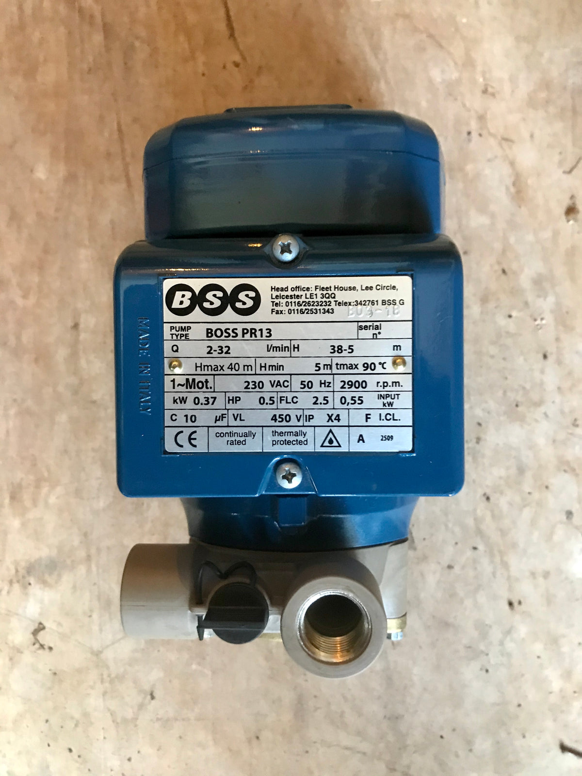 BSS BOSS PR13 perephial Pump #2144