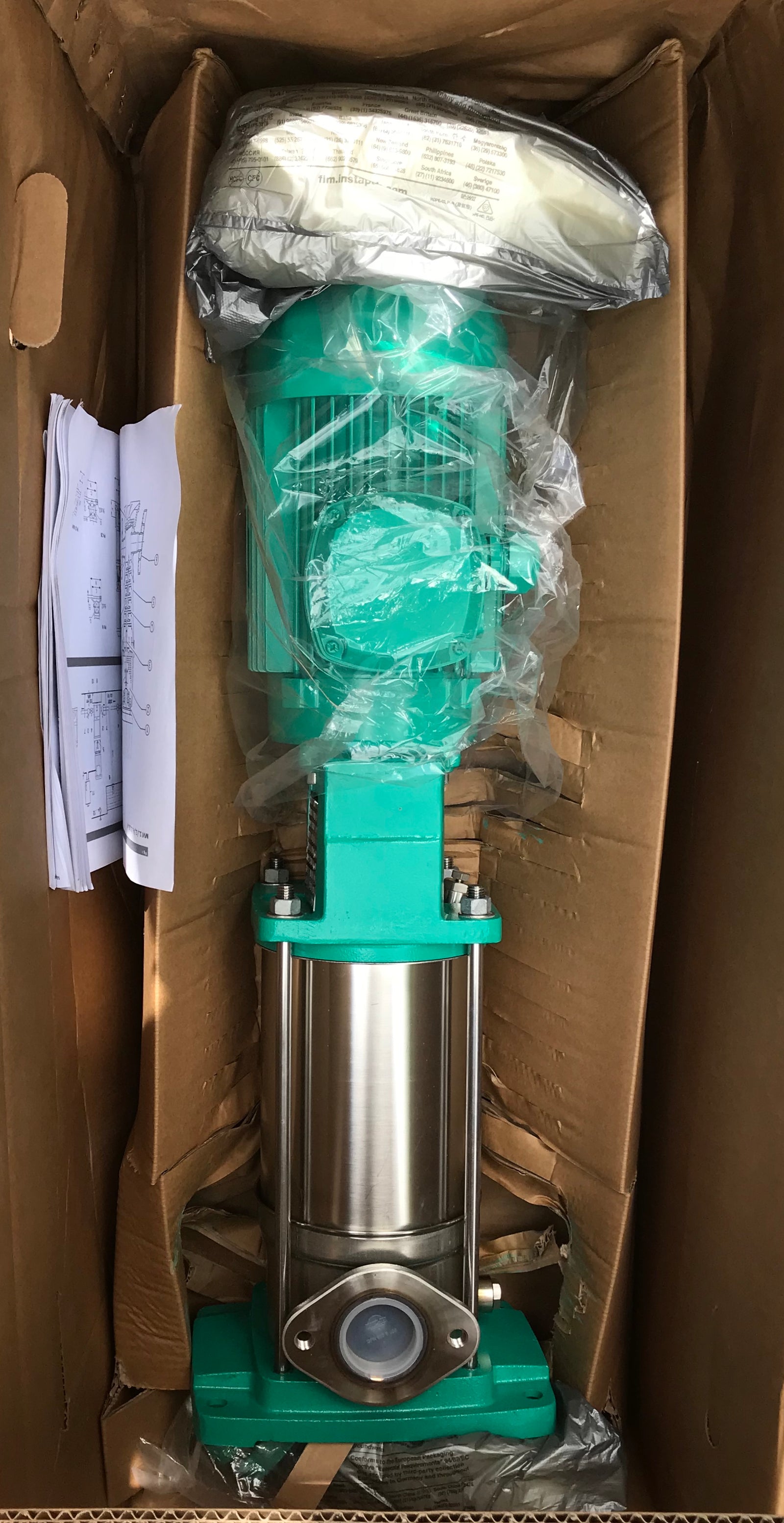 Wilo Pump MVI 806 Vertical multistage 4024731 400v #1541 VAT