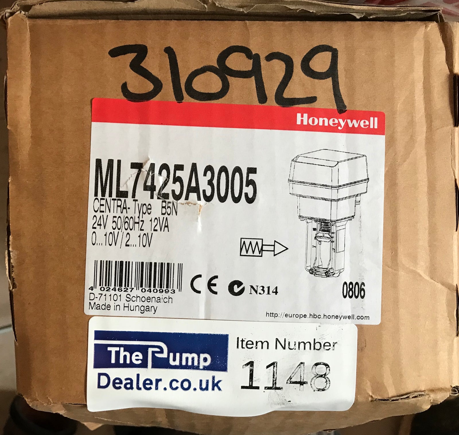 Honeywell Trend ML7425A3005 Actuator 24v #1000