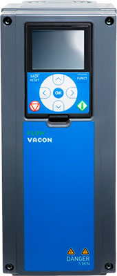 Vacon 100 Flow IP54 11kW 400V 3ph - Fan/Pump AC Inverter Drive Speed Controller VACON0100-3L-0023-5-FLOW+IP54 11Kw/23Amp 3 Phase Input / 3 Phase Output IP54