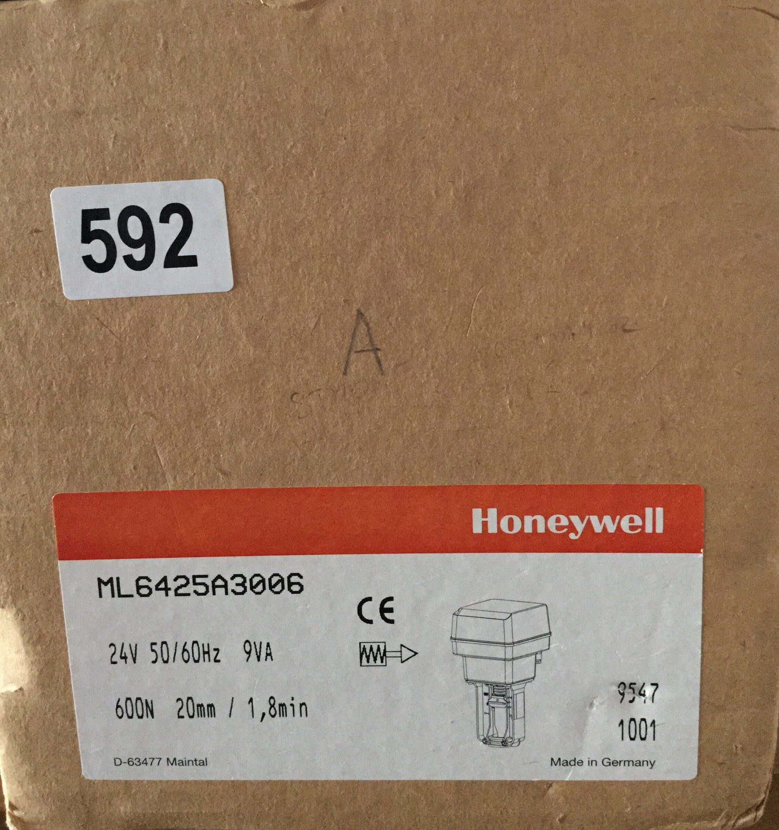 Honeywell ML6425A3006 Actuator 24v #592
