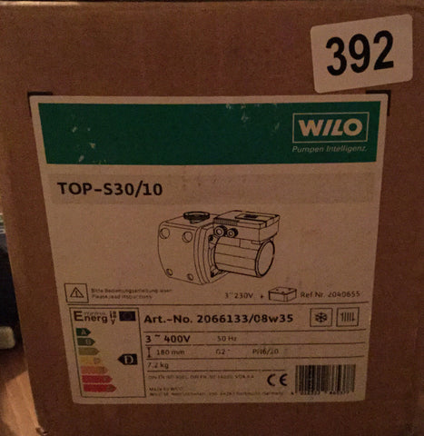 Wilo TOP-S 30/5 2044014 400v 3ph Hot Water Circulator Pump