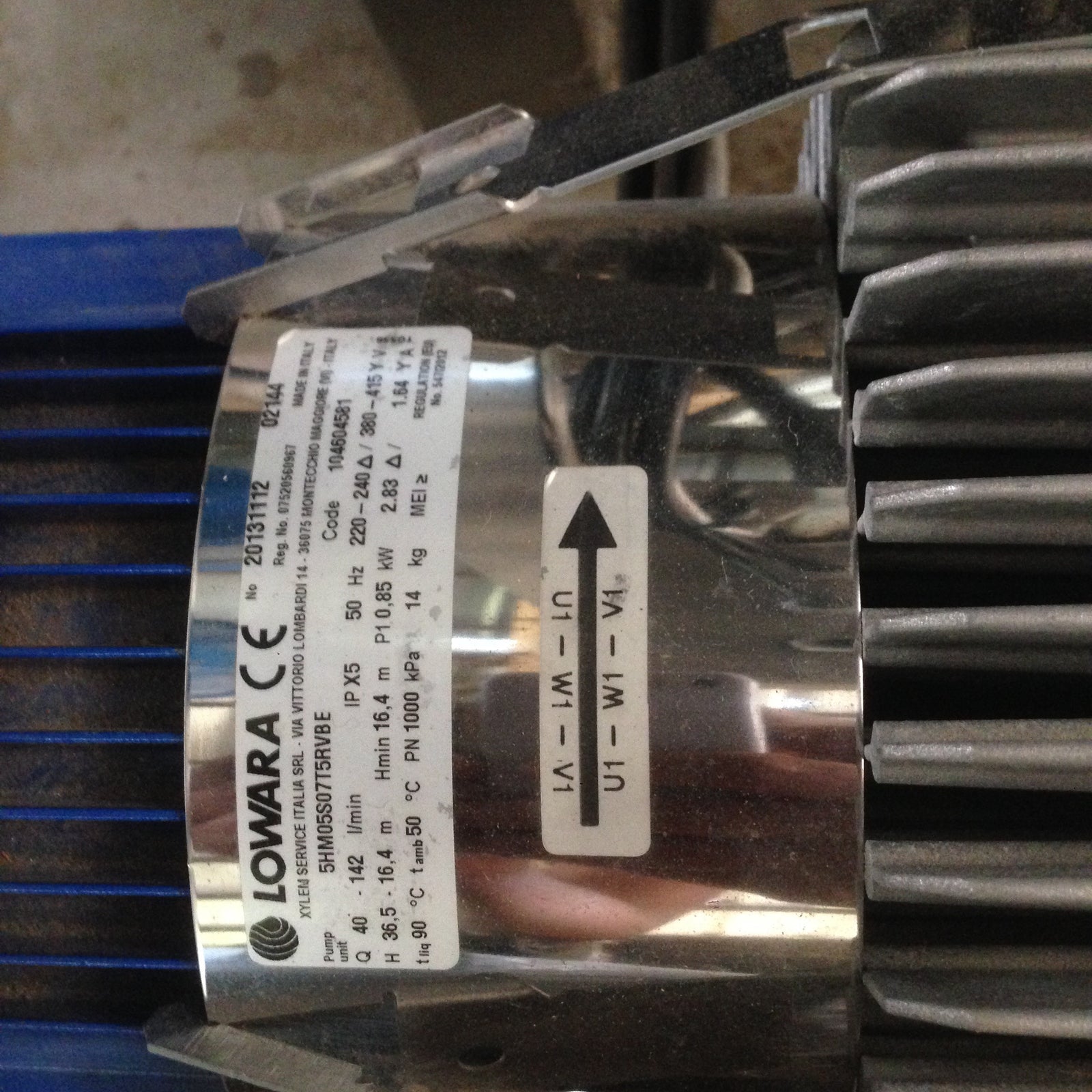 Lowara Hydrovar 1.5kw Variable Twin Pressure Booster Set 240v