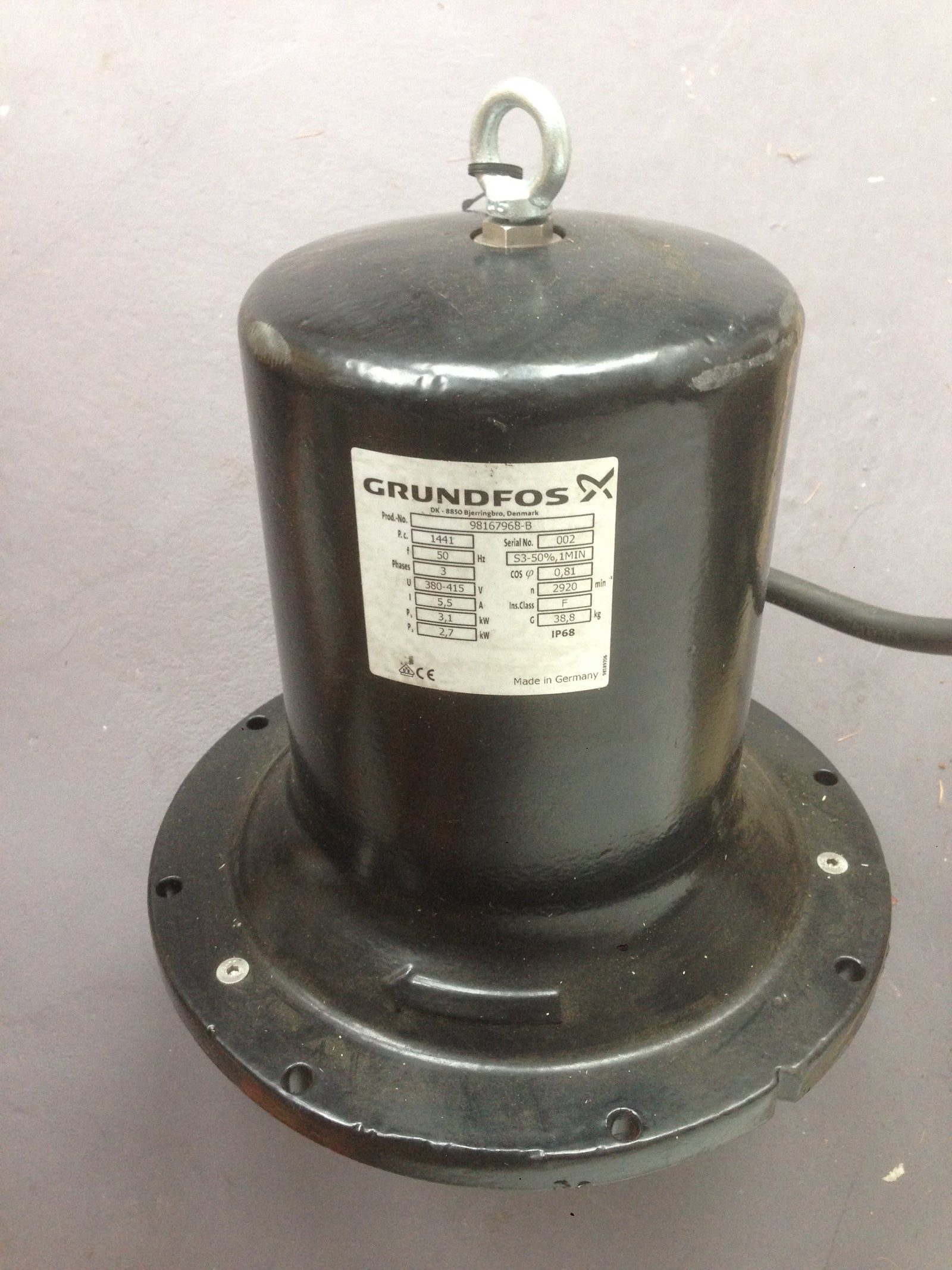 Grundfos Multilift Replacement Head Kit Motor For M24.3.2 3x400v 91043566 #536