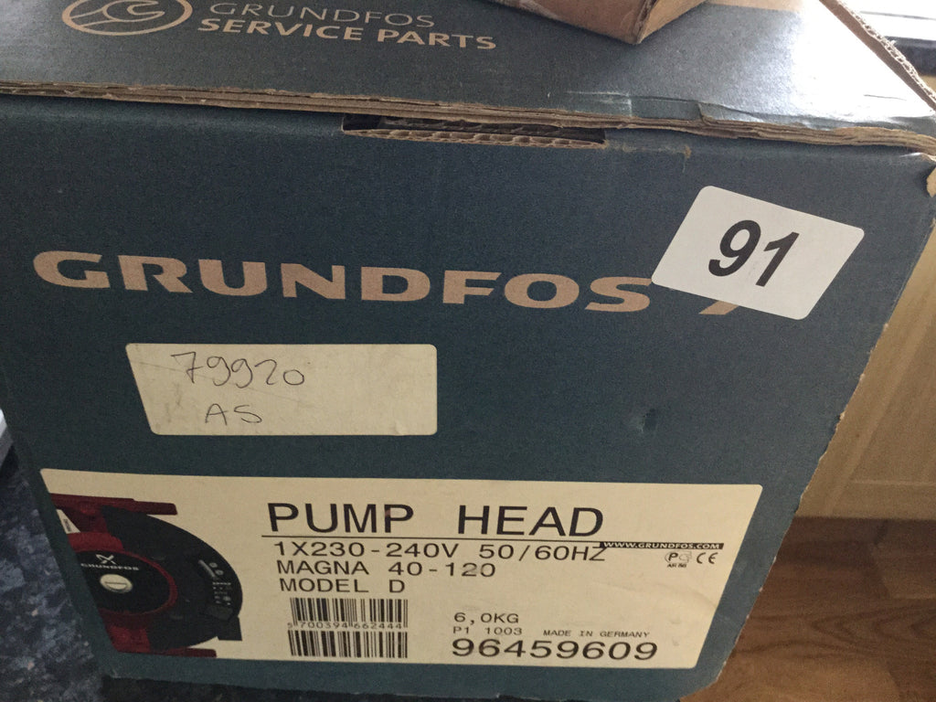 Grundfos MAGNA UPE(D) 40-120 Variable Speed Replacement Pump Head 240V 96459609 96441213 96441218 #91
