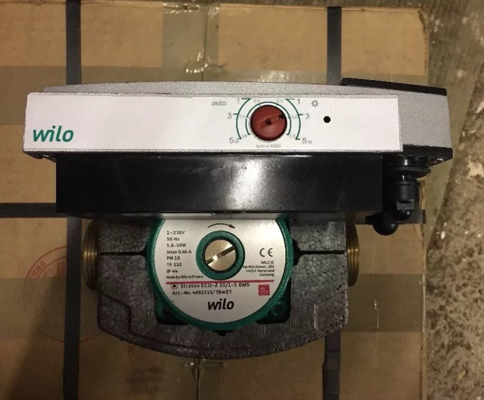 Wilo Circulating Pump - Stratos ECO-Z 25/1-5 BMS (4092515) drinking water service 240v #201