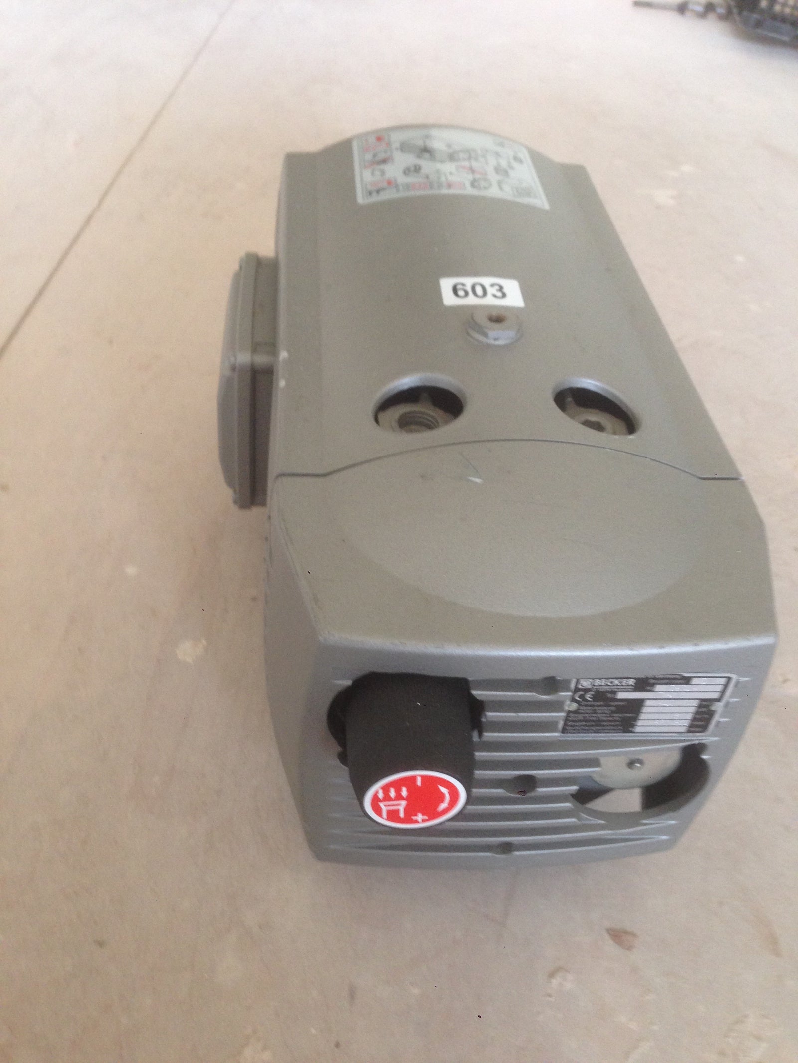 Becker Vacuum Pump VT 4.16 Oil Free Rotary Vane #603