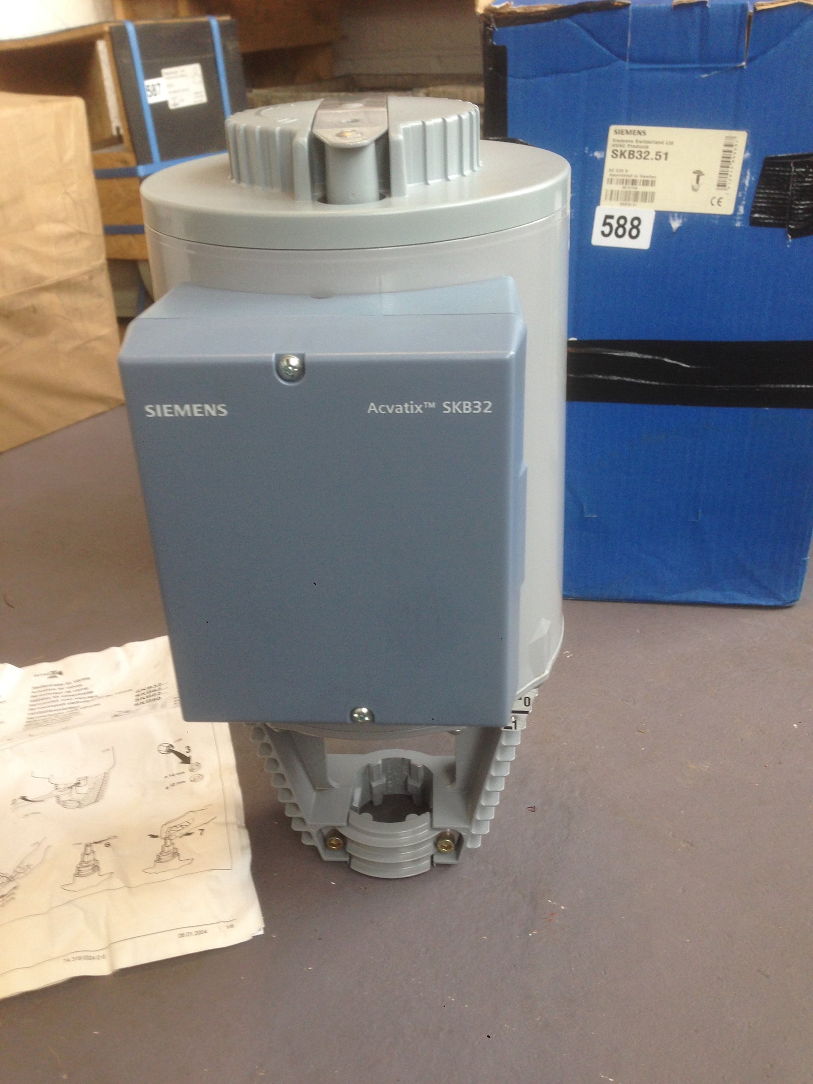 SIEMENS SKB 32.51 High Torque Spring Release Actuator #588