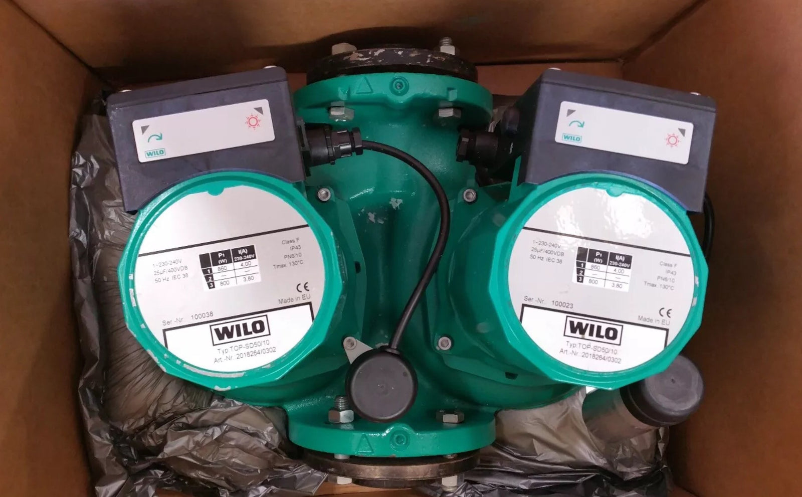 Wilo TOP-SD50/10 commerical circulating pump 230v Replaces Grundfos UPSD 50-120F #33/452