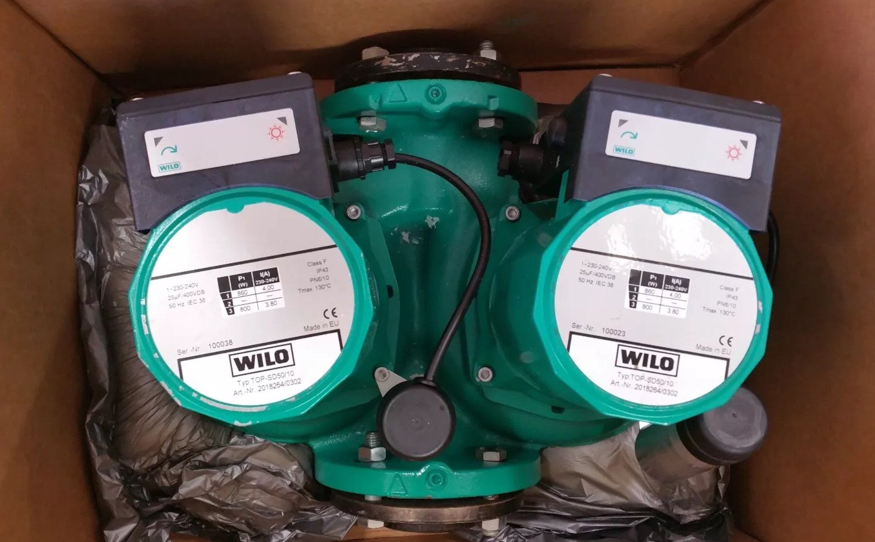 Wilo TOP-SD50/10 commerical circulating pump 230v Replaces Grundfos UPSD 50-120F #33/452