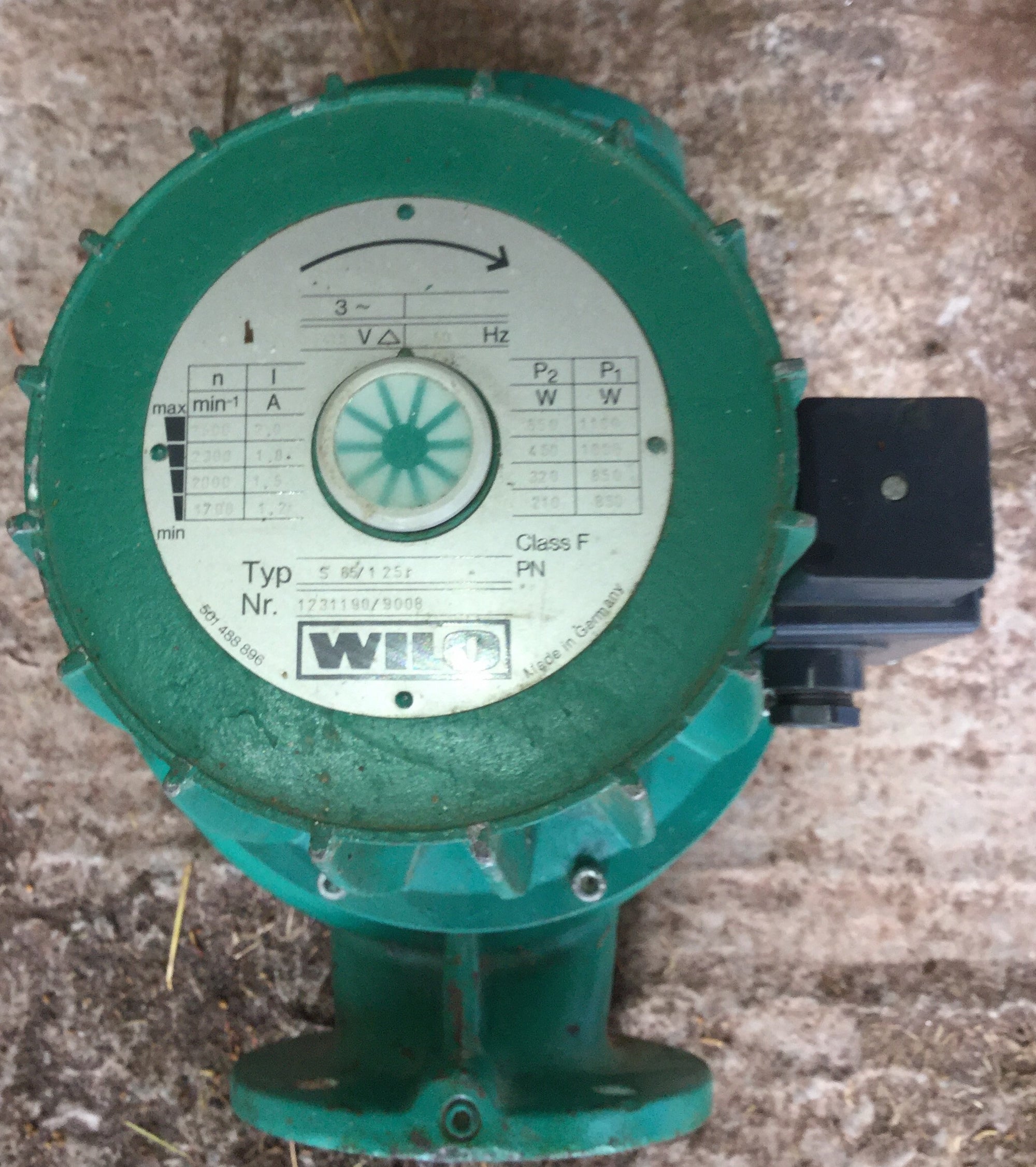 Wilo s65/125 r 1231190 415v DN65 Heating Circulator Pump #404