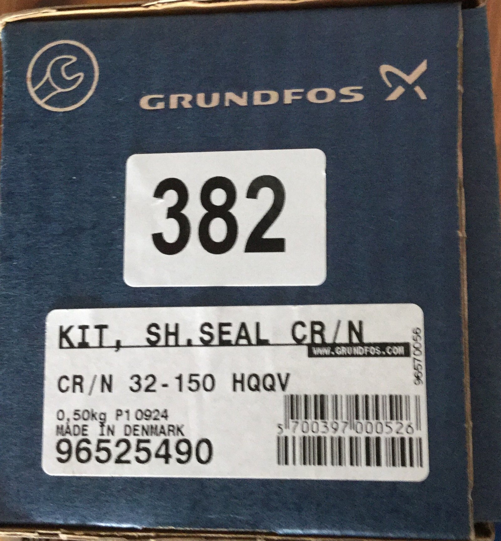 Grundfos CR / N MTR 32 45 64 90 120 150 SHAFT SEAL KIT HQQE 96525490 Crn #4100