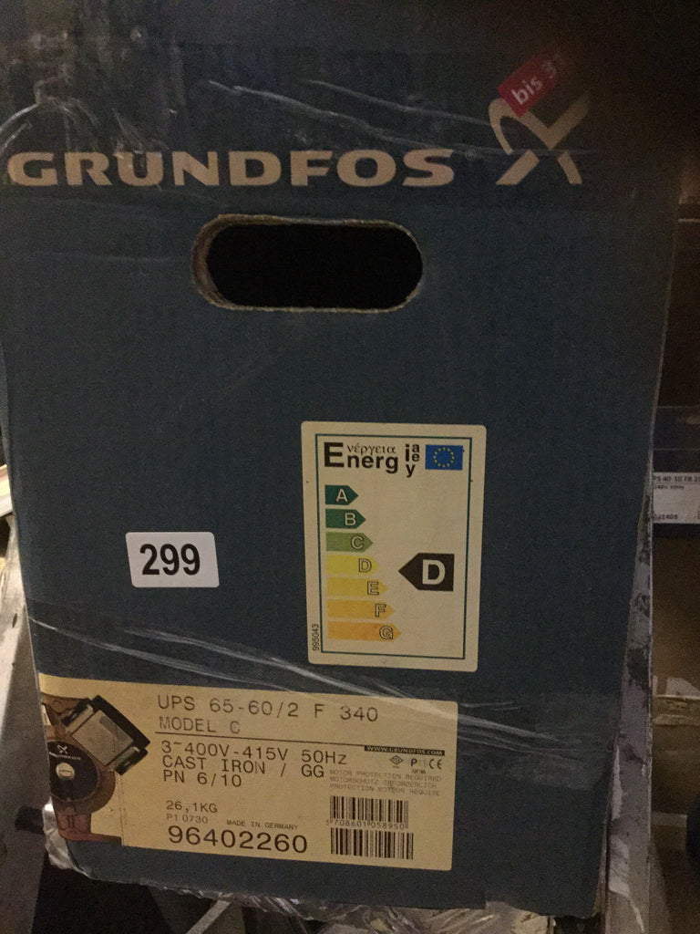 Grundfos UPS 65-60/2f Heating Circulator Pump 415v 96402260 #299