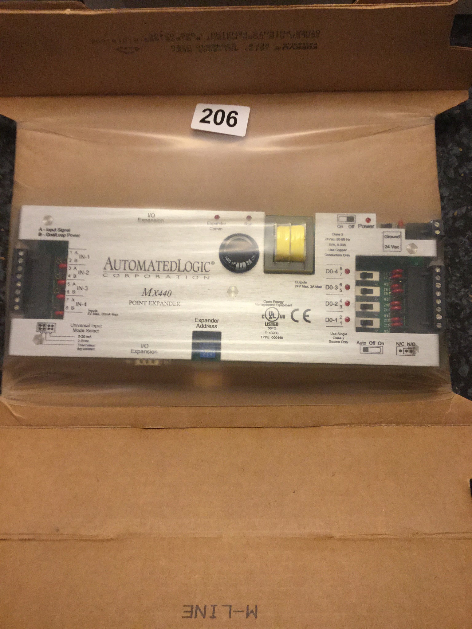 Automated Logic MX440 Point Expander Control Module Bacnet HVAC BMS #206