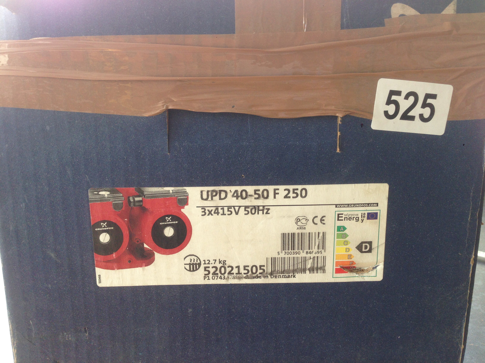 Grundfos UPD 40-50 F Twin Head Circulator Pump 415V 52021505 #525