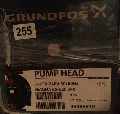 Grundfos MAGNA UPE(D) 65-120 Variable Speed Replacement Pump Head 240V 96499919 #255 96402281