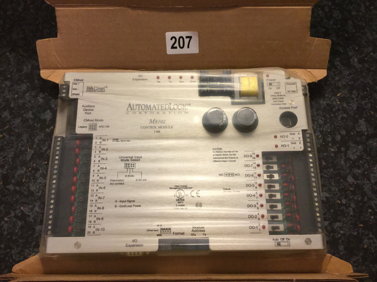 Automated Logic M8102 Control Module Bacnet HVAC BMS #207