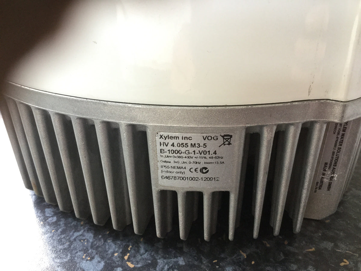 Xylem Hydrovar Inverter Control Unit HV 4.055 M3-5 B-1000-G-1-V0.14 Master 5.5kW 415