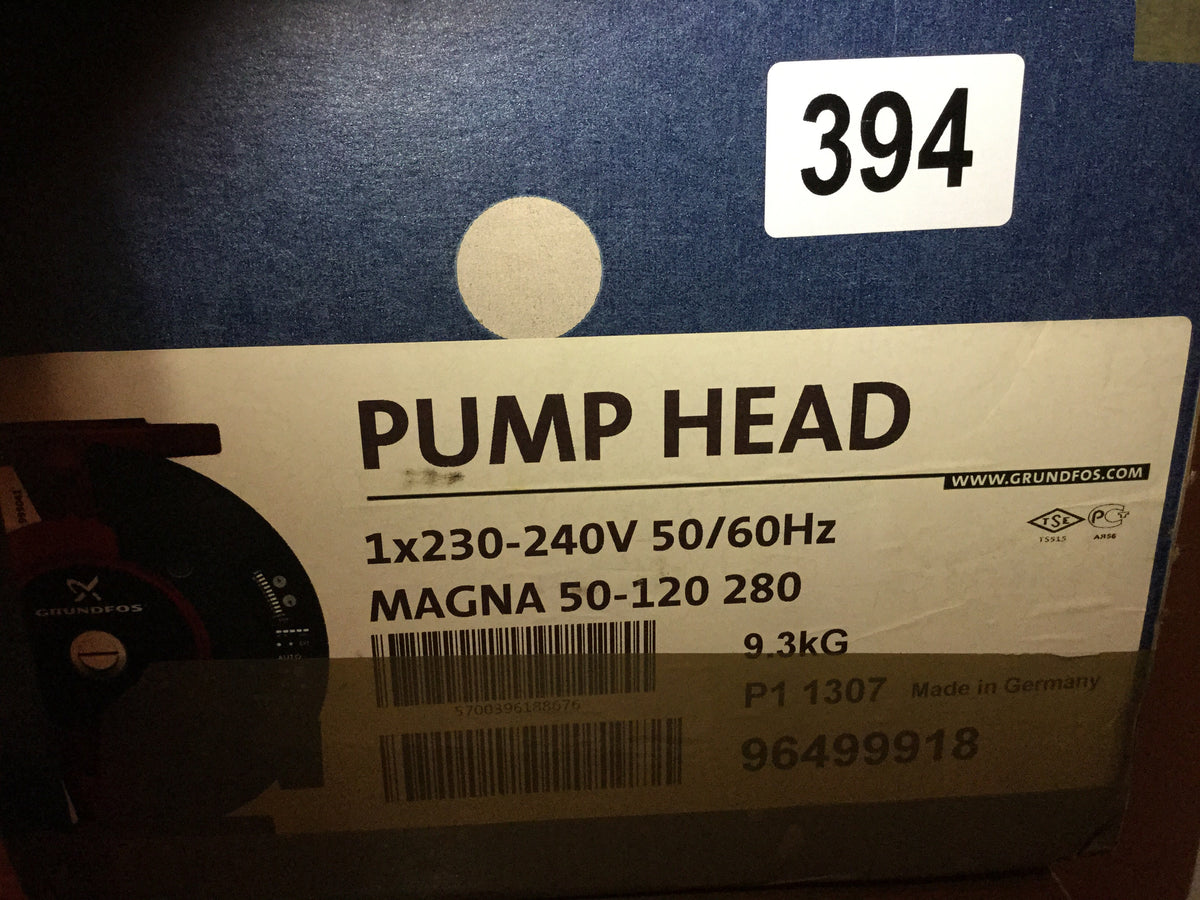 Grundfos MAGNA UPE(D) 50-120 Variable Speed Replacement Pump Head 240V 96499918 #256 96402104 96403119