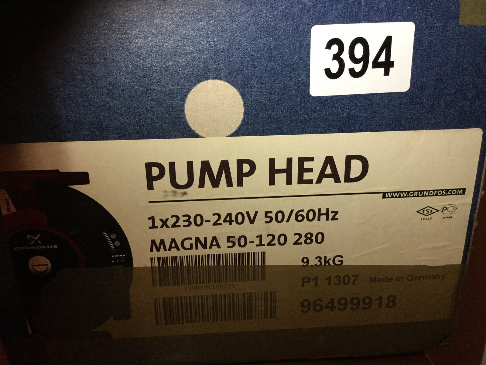 Grundfos MAGNA UPE(D) 50-120 Variable Speed Replacement Pump Head 240V 96499918 #256 96402104 96403119