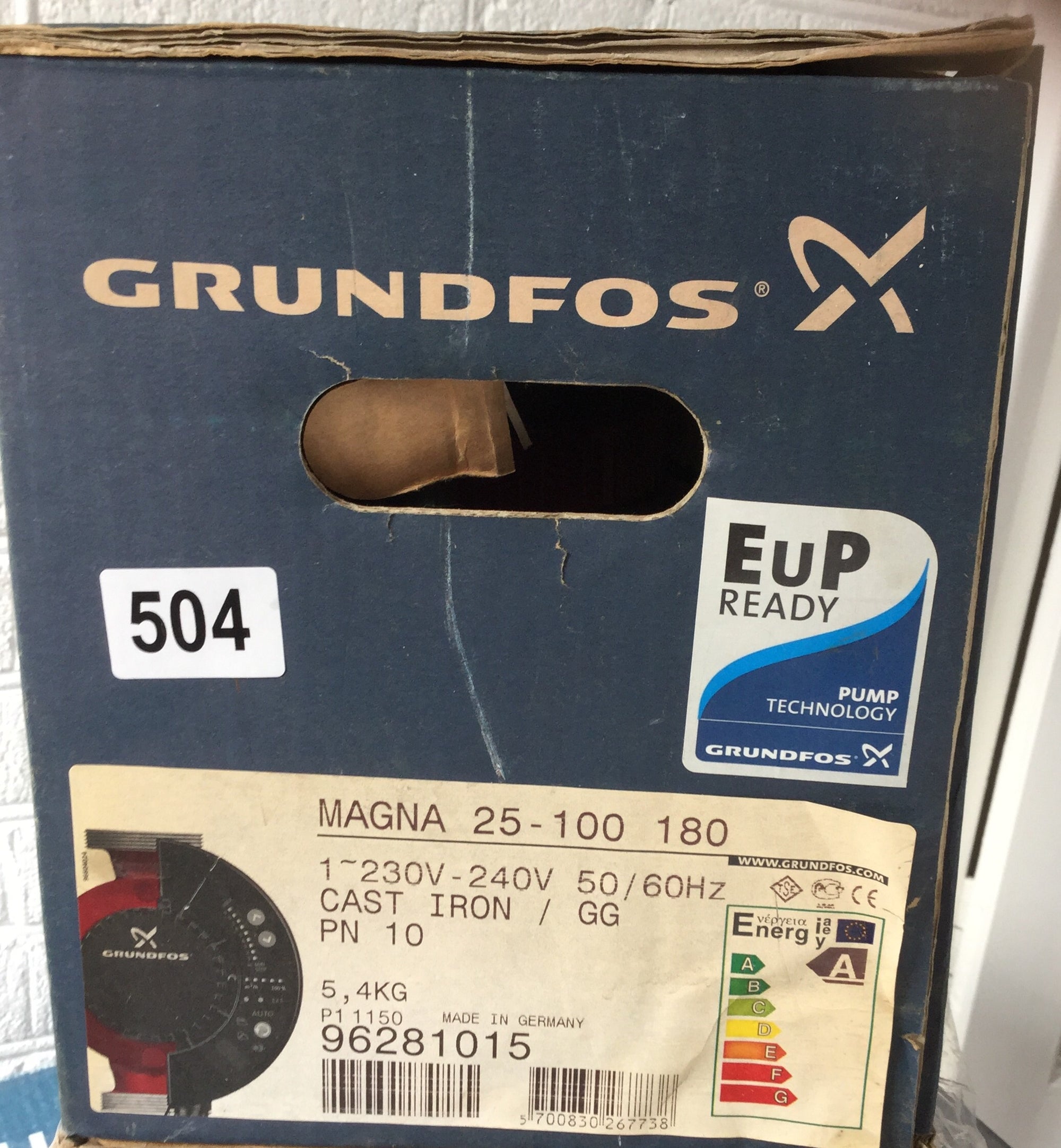 Grundfos MAGNA UPE 25-100 Variable Speed Pump 240V 96281015 #504
