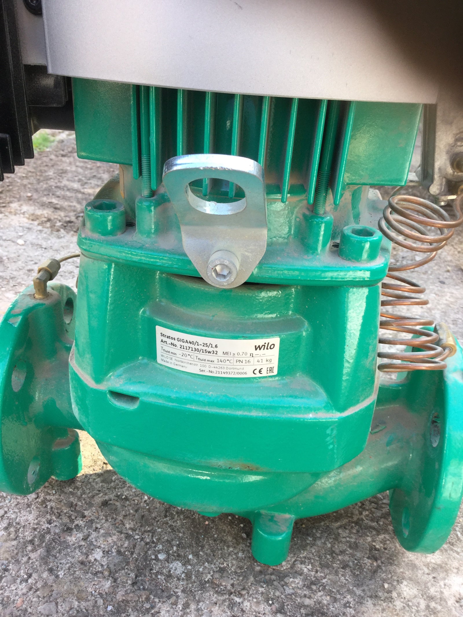 Wilo Stratos Giga 40/1-25 1.6 Circulation Pump 2117130 #549