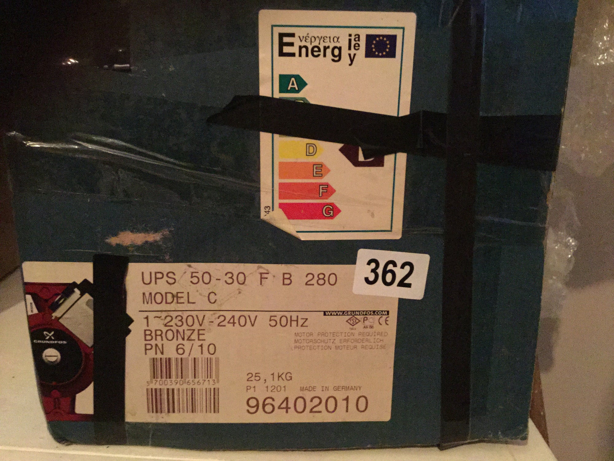 Grundfos UPS 50-30 F B (280) Bronze Circulator Pump 240v 96402010 #362