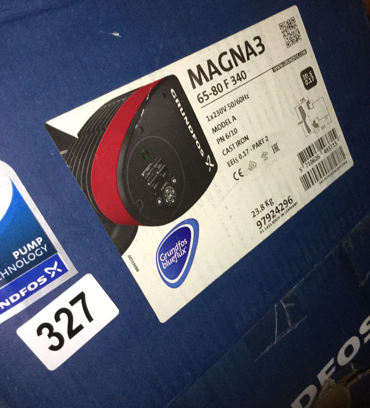 Grundfos MAGNA3 65-80F 97924296 (340) Variable Speed Pump Circulator 240V #327/328