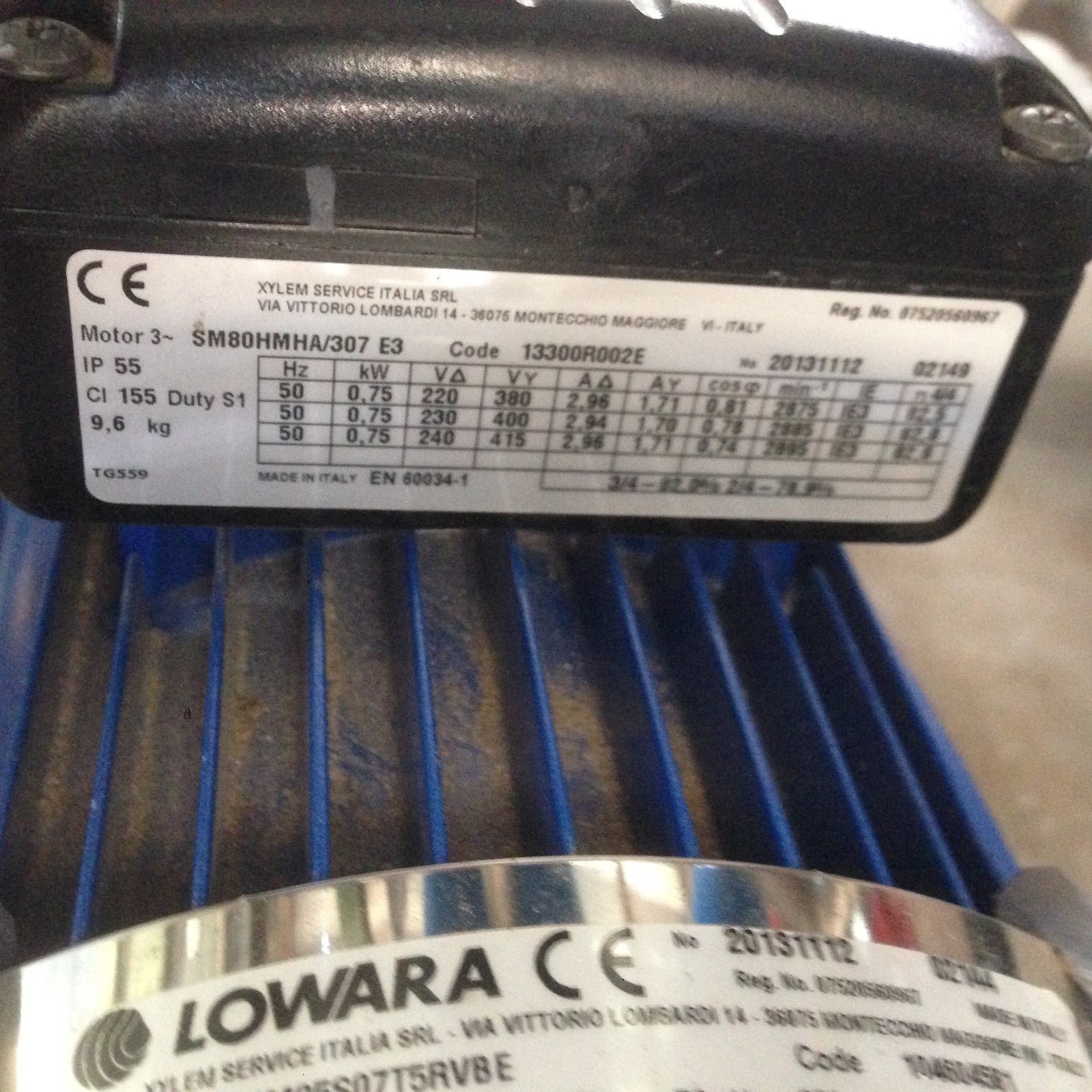 Lowara Hydrovar 1.5kw Variable Twin Pressure Booster Set 240v