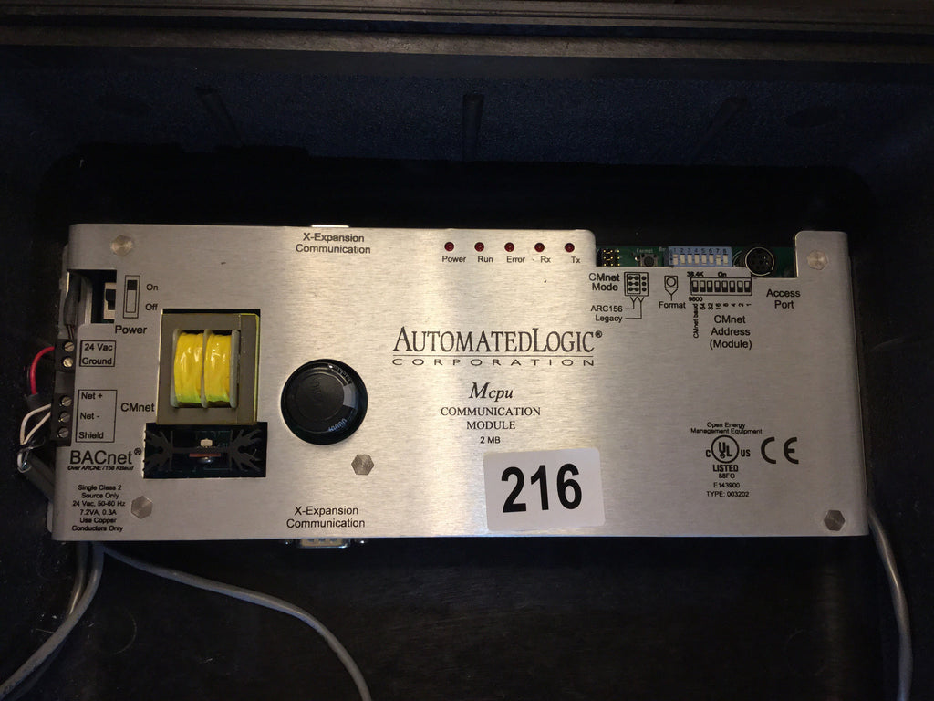 Automated Logic Mcpu Communication Control Module Bacnet HVAC BMS #216