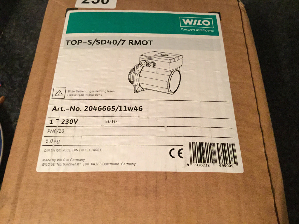 Wilo Top-s/sd/40-7 Pump Replacement Head DM RMOT Art.Nr.: 2046665 #230