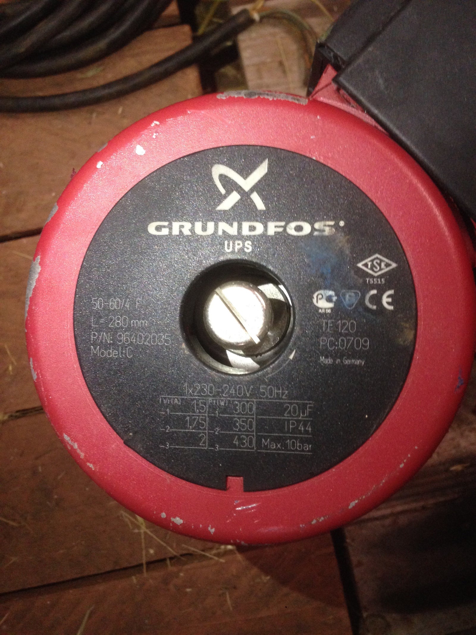 Grundfos UPS/UPSD 50-60/4 Circulator Replacement Pump Head without box 240V (96406005) #414