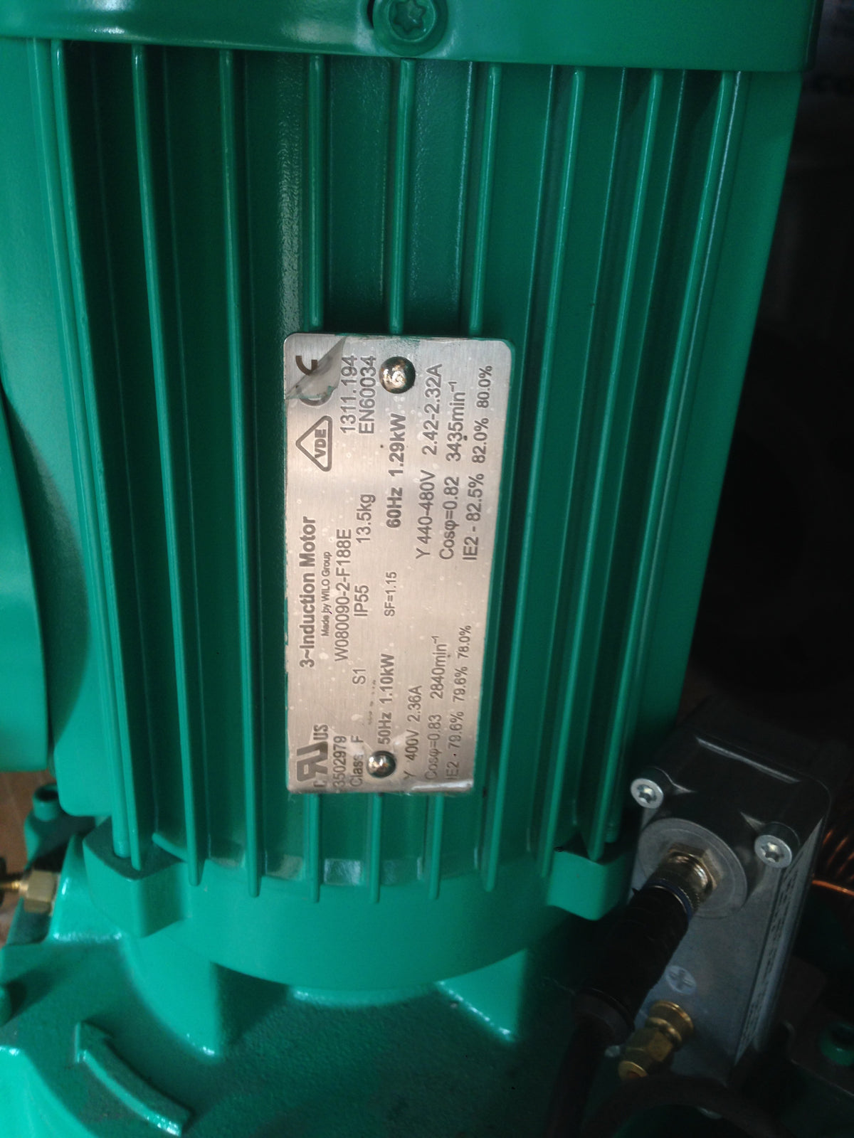 Wilo VeroTwin DP-E 32/160-1.1/2 2109779 Dn32 In Line Pump 415v #583